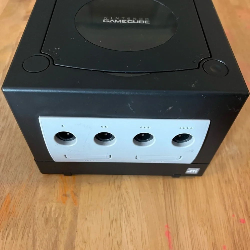 Vintage Nintendo GameCube Black Console System